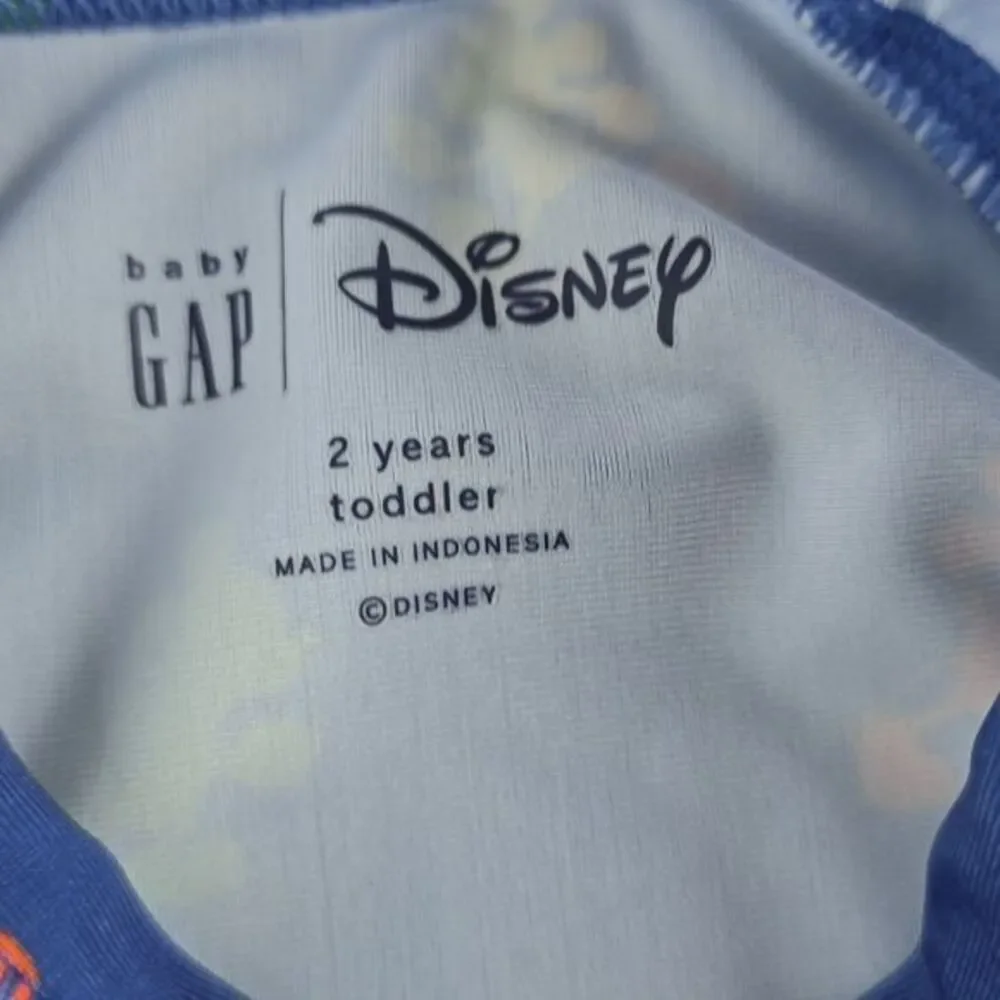 Gap Disney Baby‎ Mickey Mouse Swimsuit Set Blue Multi Toddler Size 2T